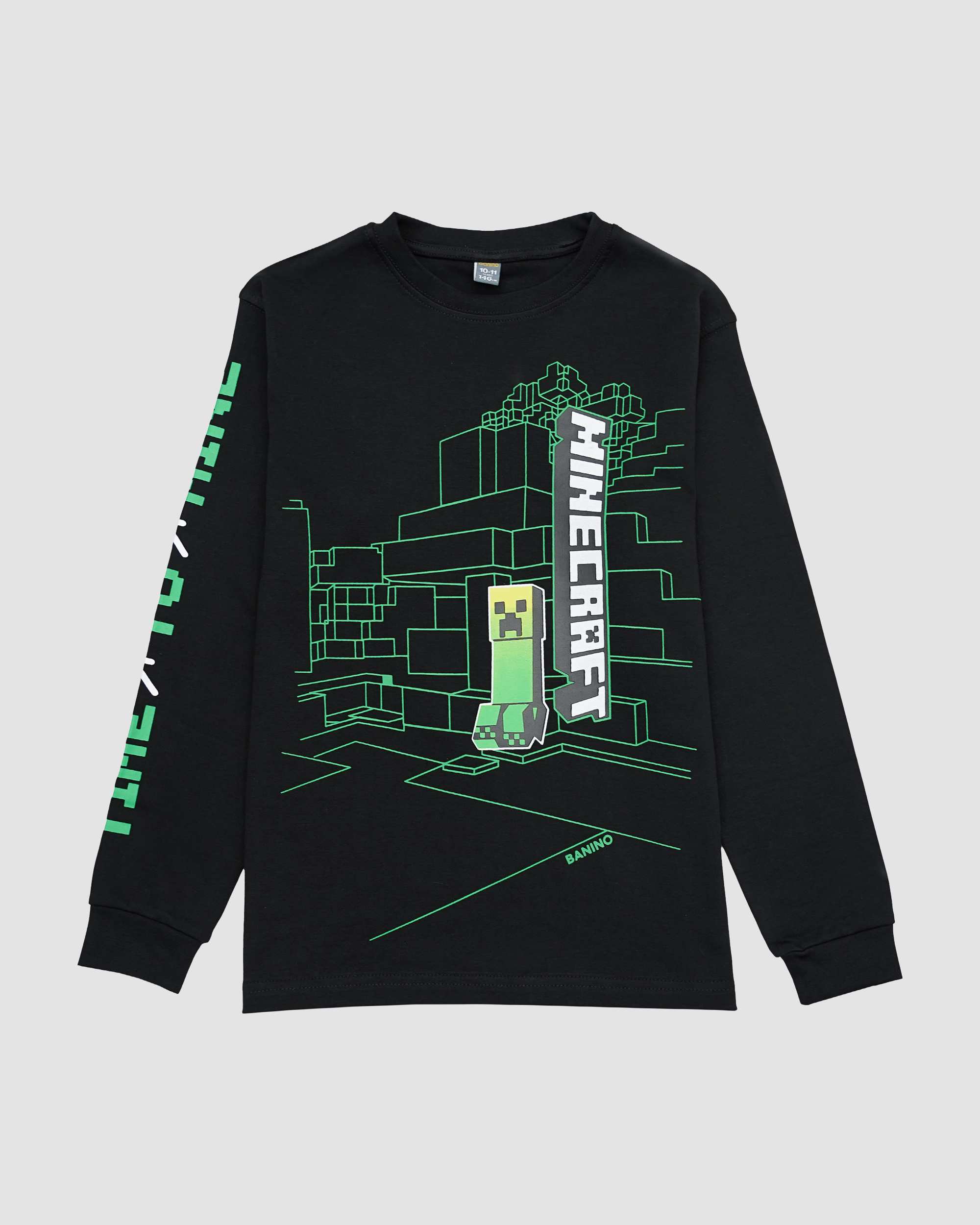 بلوز پسرانه طرح TIME TOMINE مشکی بانی نو