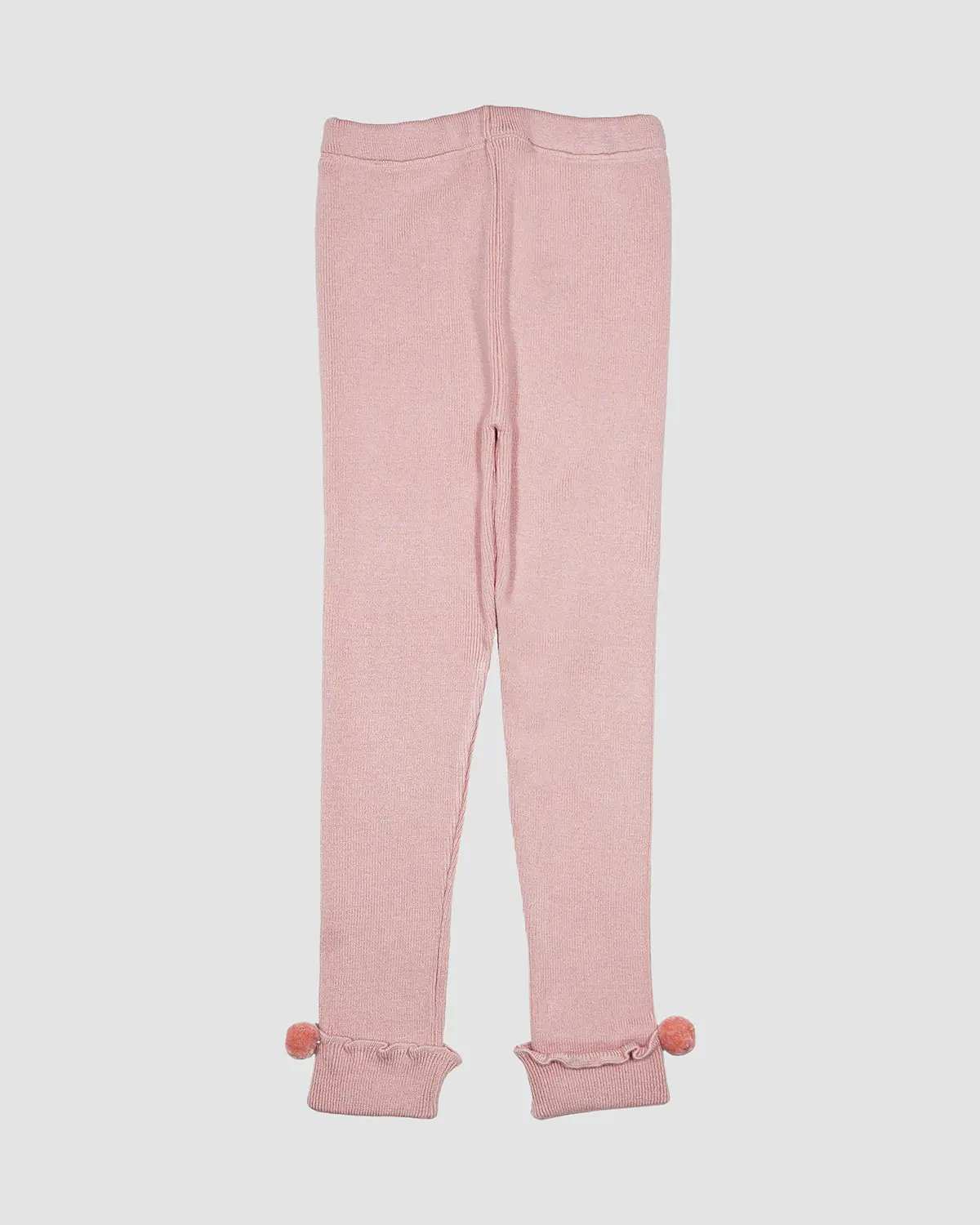 شلوار بافت دخترانه بانی نو طرح ساده صورتی