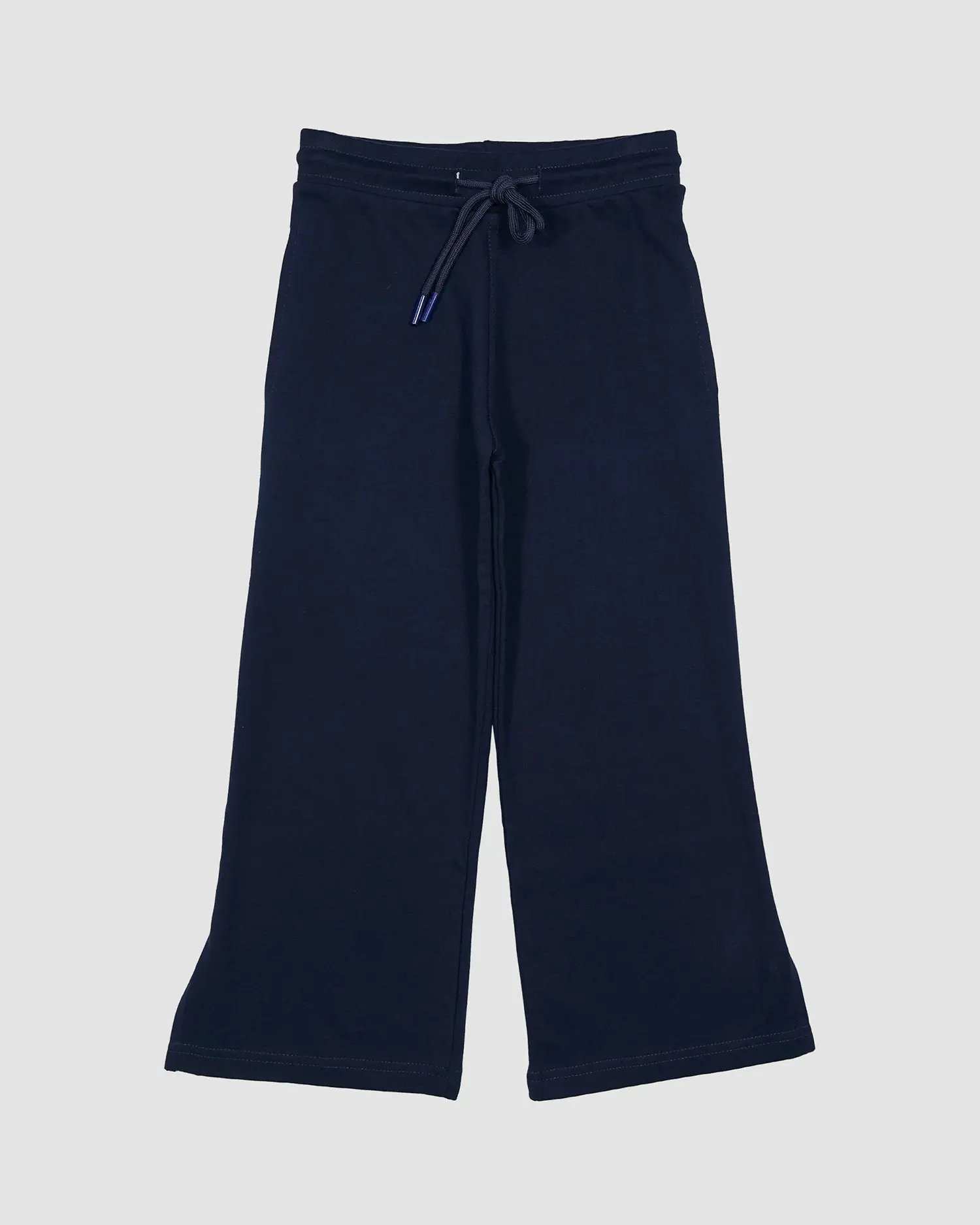 شلوار دخترانه بانی نو طرح نیم بگ سرمه ای