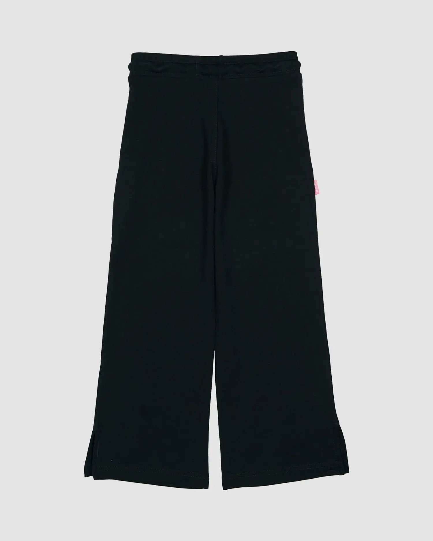 شلوار دخترانه بانی نو طرح نیم بگ مشکی