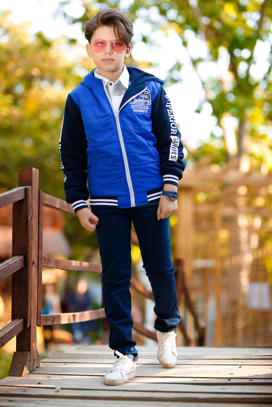 کاپشن پسرانه آبی SUPERIOR-GARMENTS بانی نو