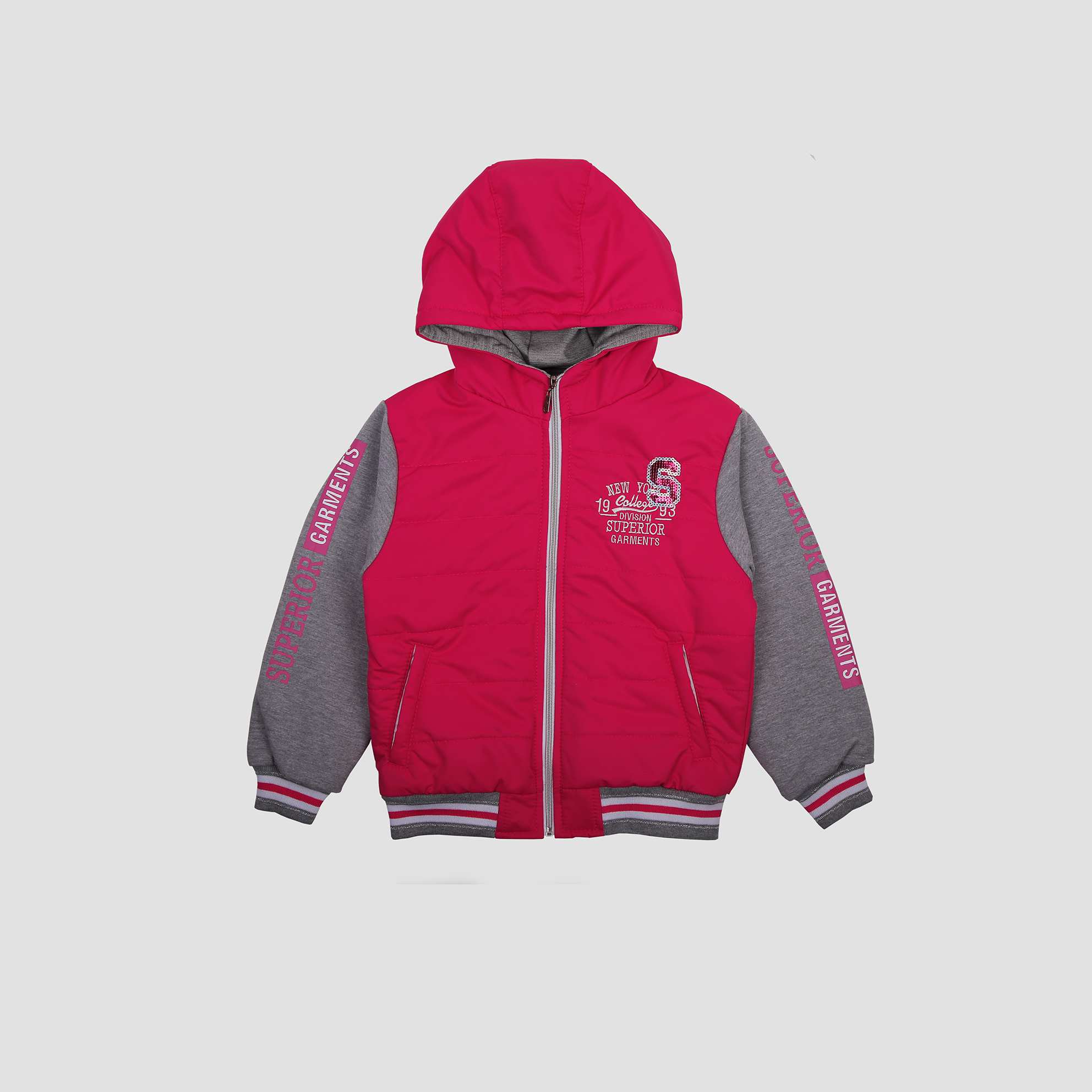 کاپشن دخترانه صورتی SUPERIOR-GARMENTS بانی نو