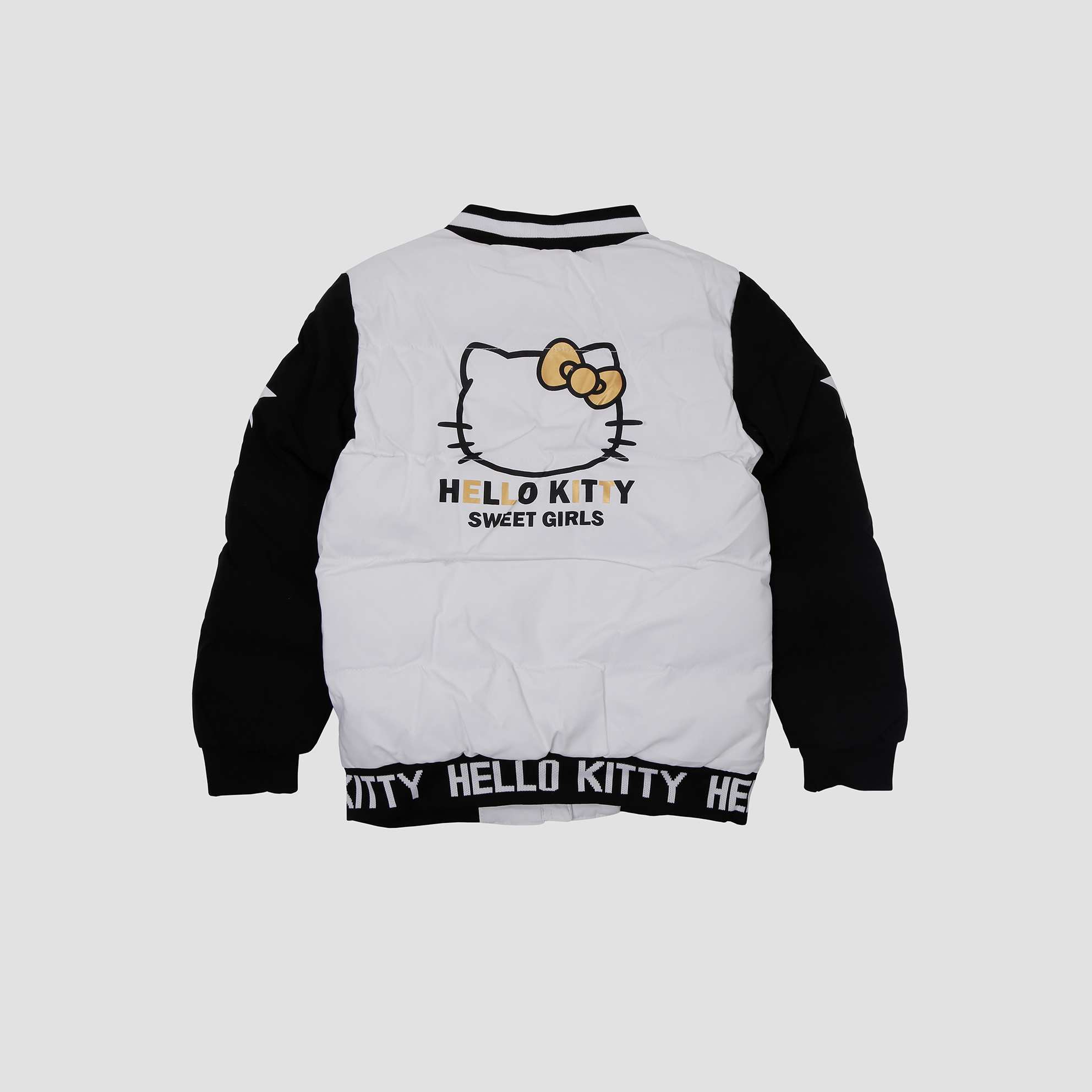 کاپشن دخترانه سفید KITTY بانی نو