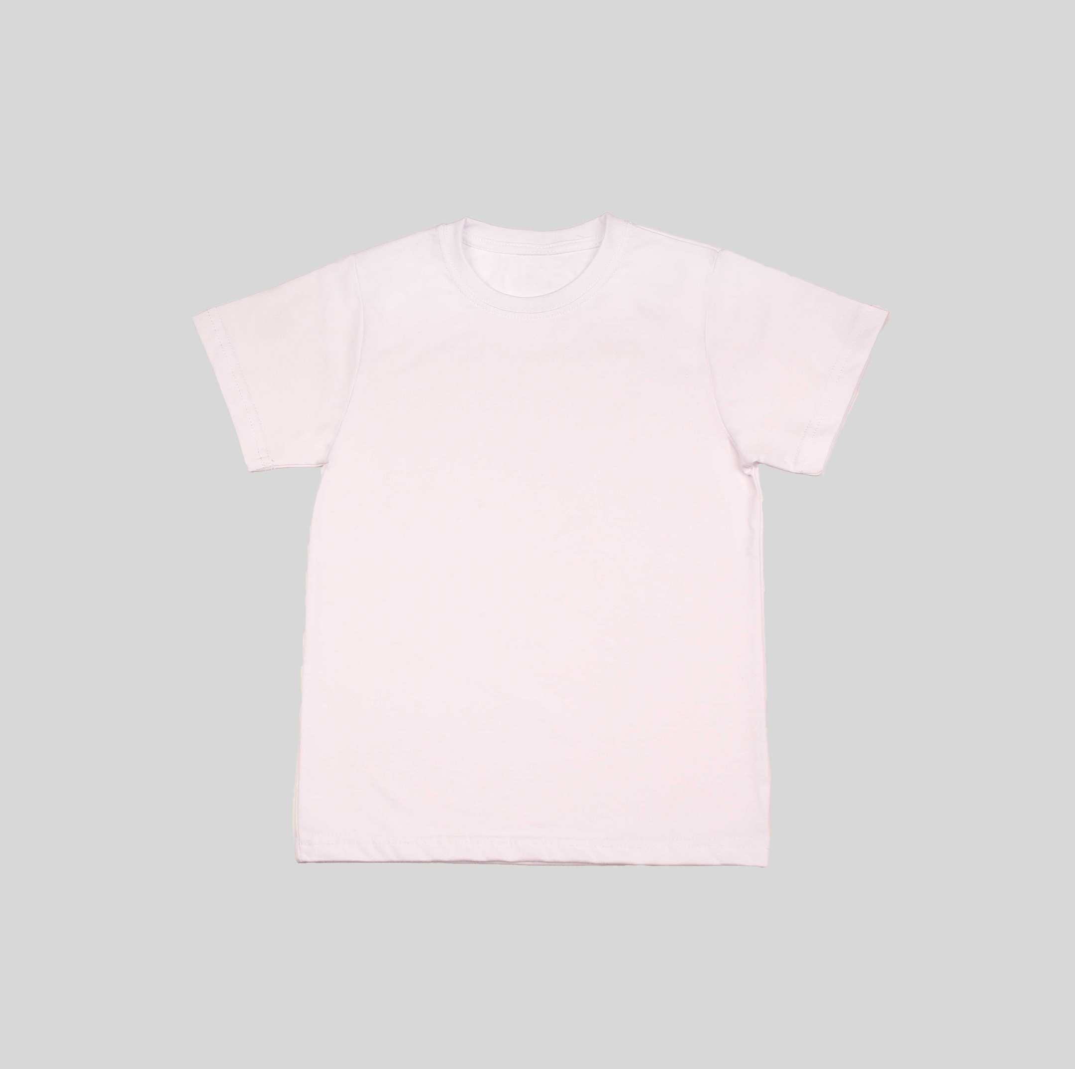 بلوز تک یقه گرد ملانژ سفید بانی نو