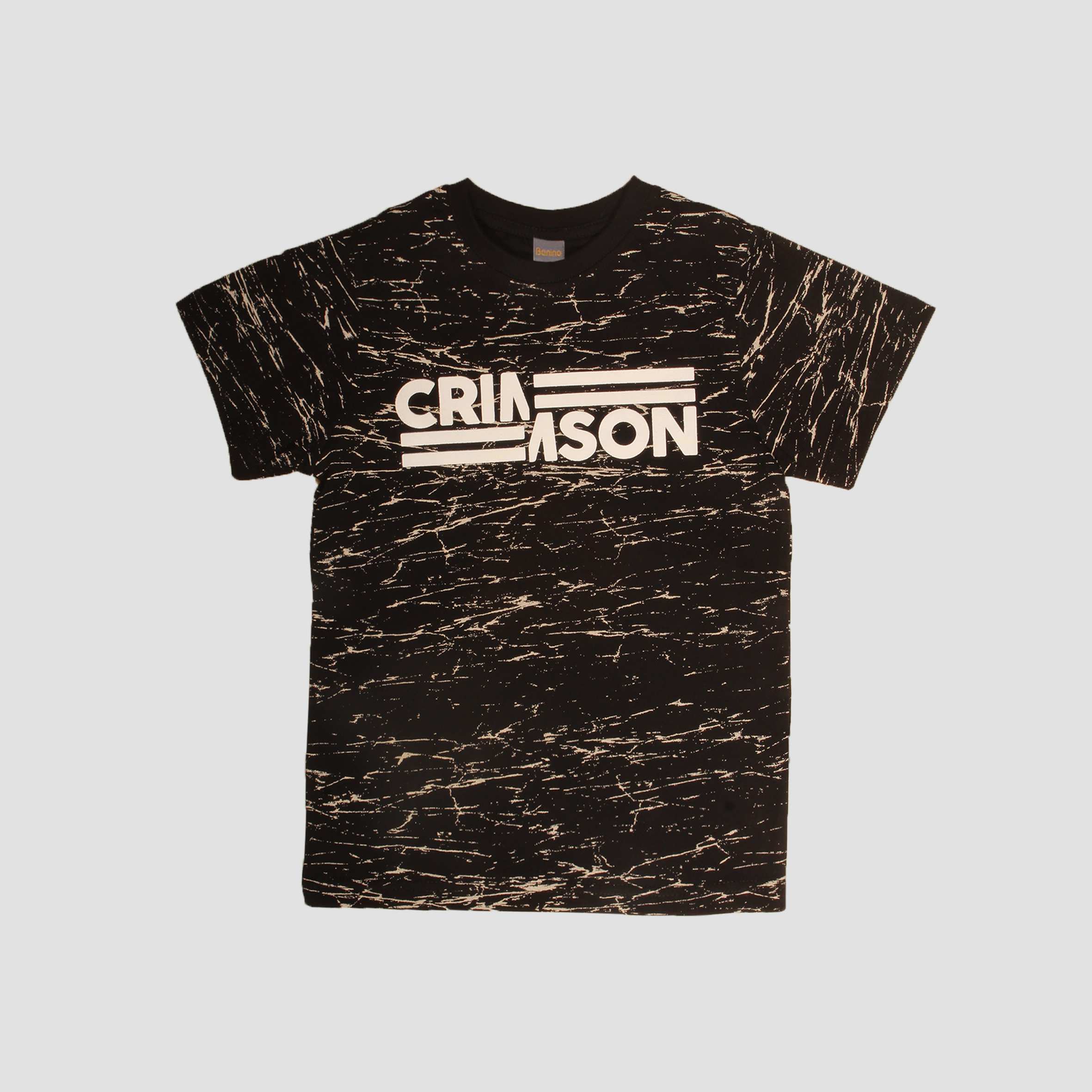 بلوز تک پسرانه یقه گرد 6CRIMSON الی 15 سال بانی نو