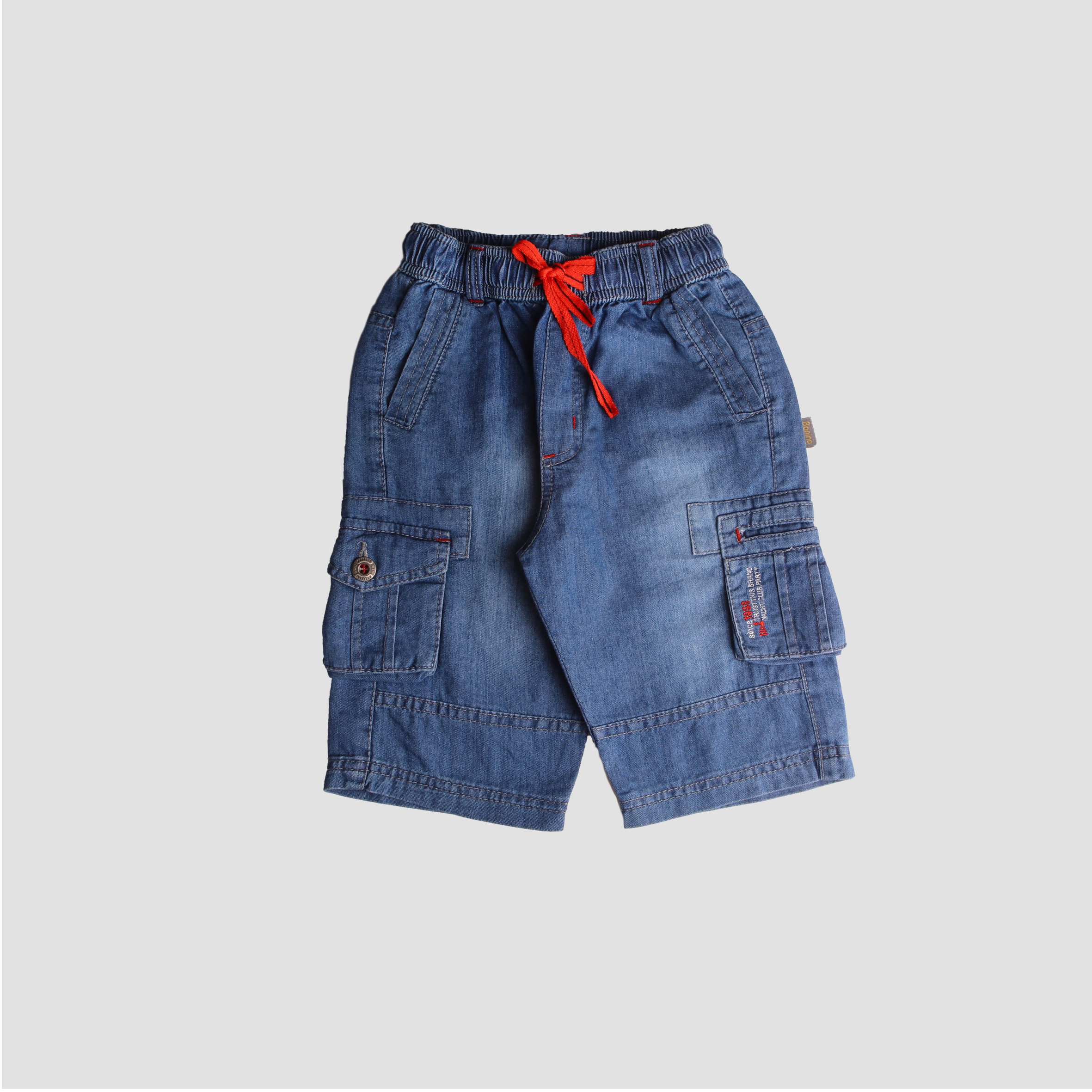 شلوارک جین جیب پاکتی 3الی8 سال بانی نو