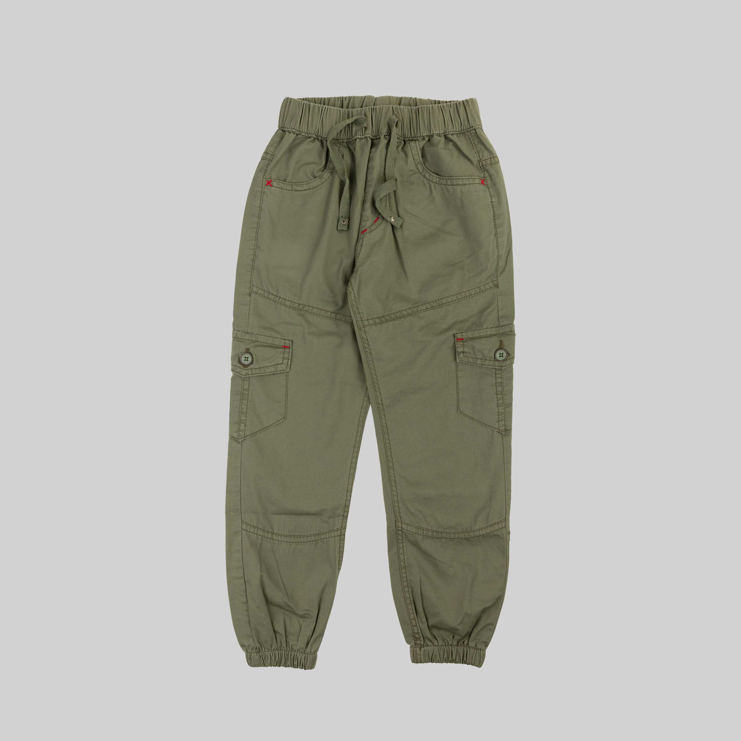 شلوار پسرانه کتان کاغذی لیموزین 3 الی 11 سال سبز بانی نو