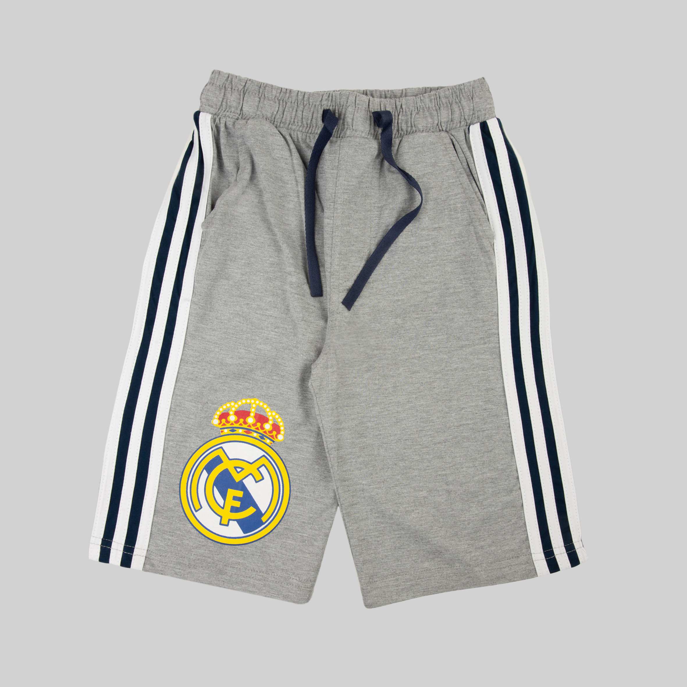 شلوارک ملانژ نواری REAL MADRID بانی نو