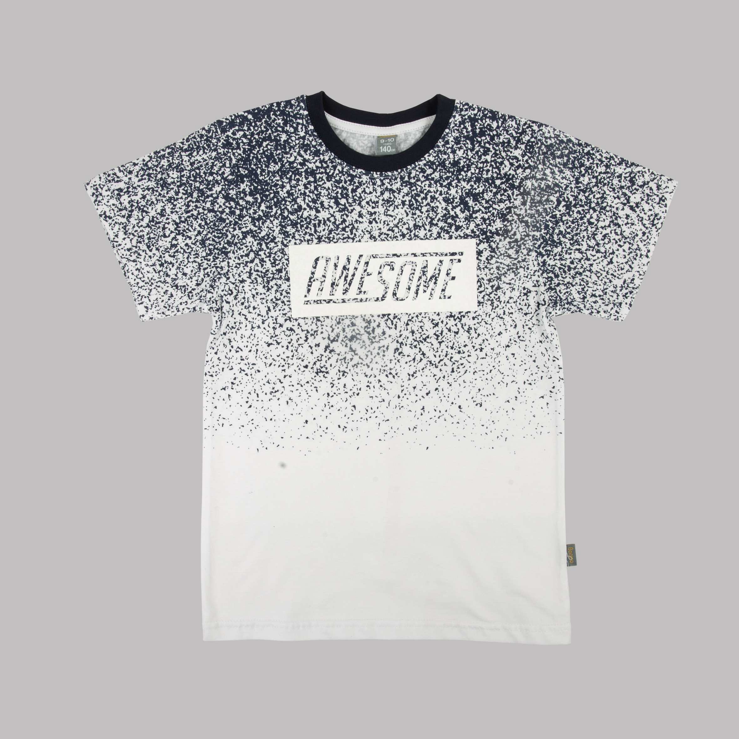 بلوز یقه گرد طرح AWESOME بانی نو