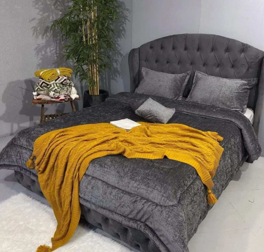 روتختی مخمل شانل ساده 8 تکه