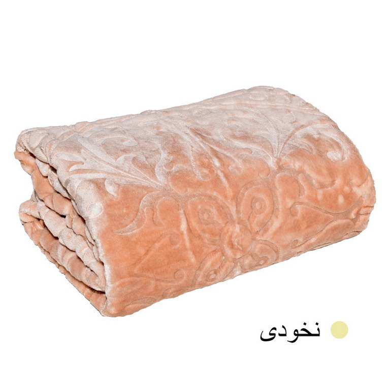 پتو گلبافت مخمل ساده طرح برجسته الو روتختی