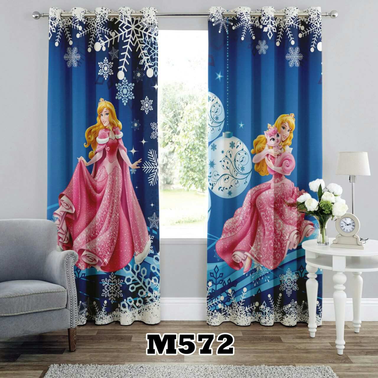 پرده سه بعدی طرح سیندرلا