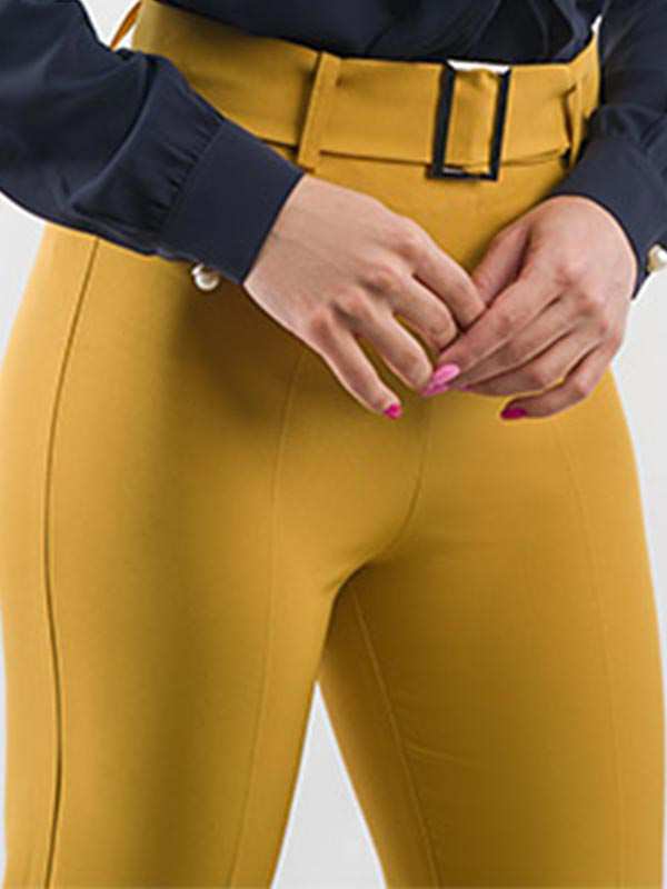 شلوار پارچه ای زنانه مدل کاملیا برنس Bornos