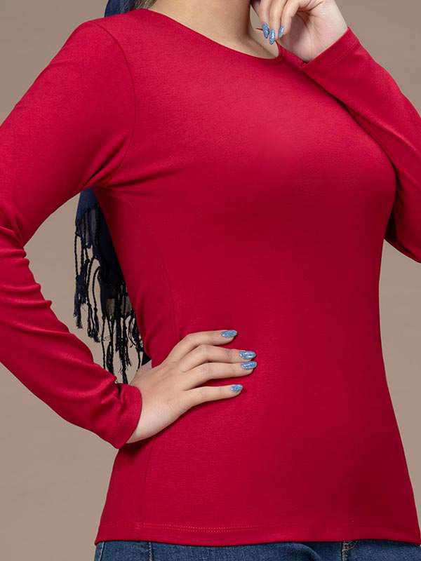 بلوز زنانه یقه گرد مدل مهرانا برنس Bornos