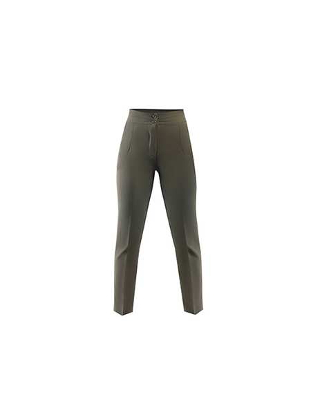 شلوار مجلسی زنانه کرپ مازراتی کمربند دار مدل الوا برنس