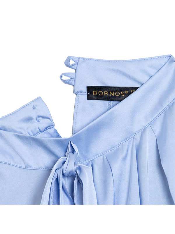 تاپ زنانه پیلی دار مدل آفتاب برنس Bornos