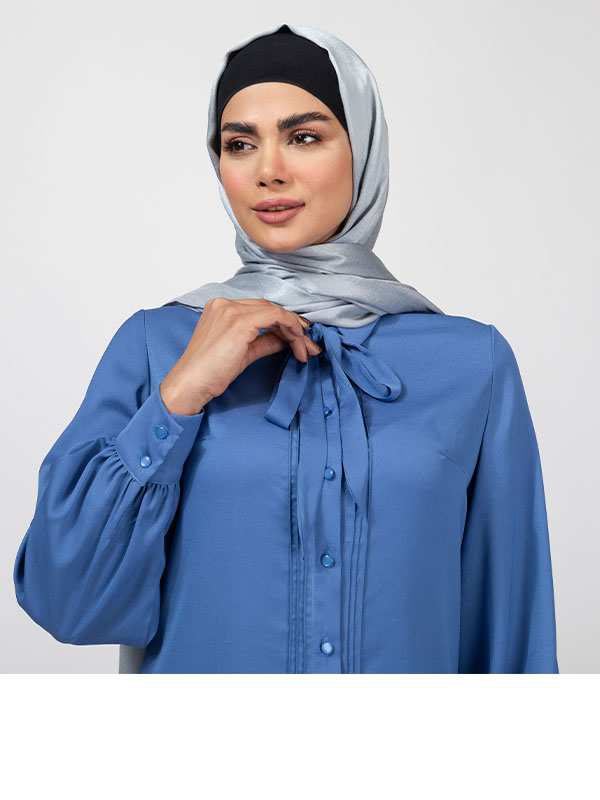 شومیز زنانه نوار دوزی مدل فرحناز برنس Bornos