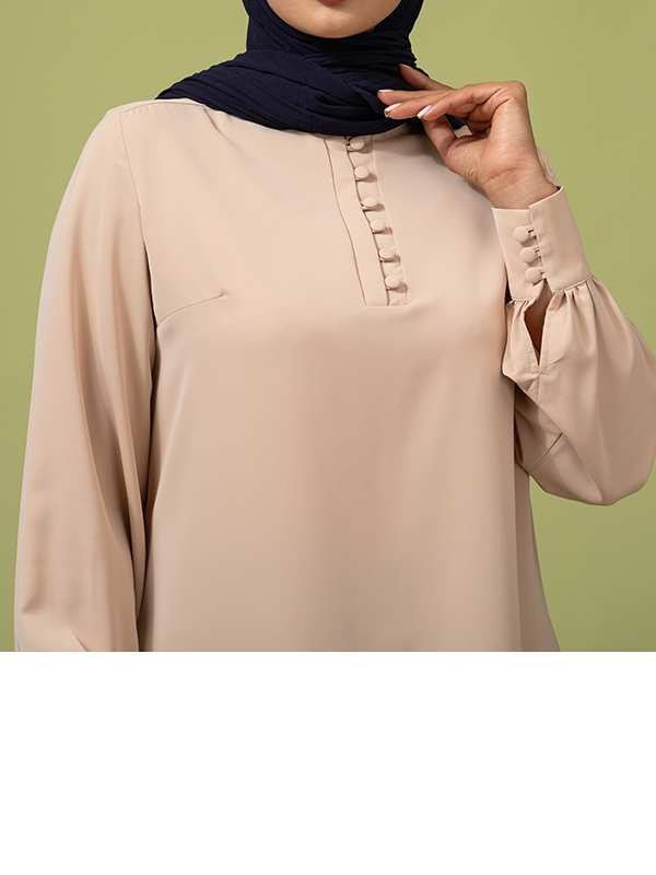 تونیک آستین بلند زنانه مدل مهرناز برنس Bornos
