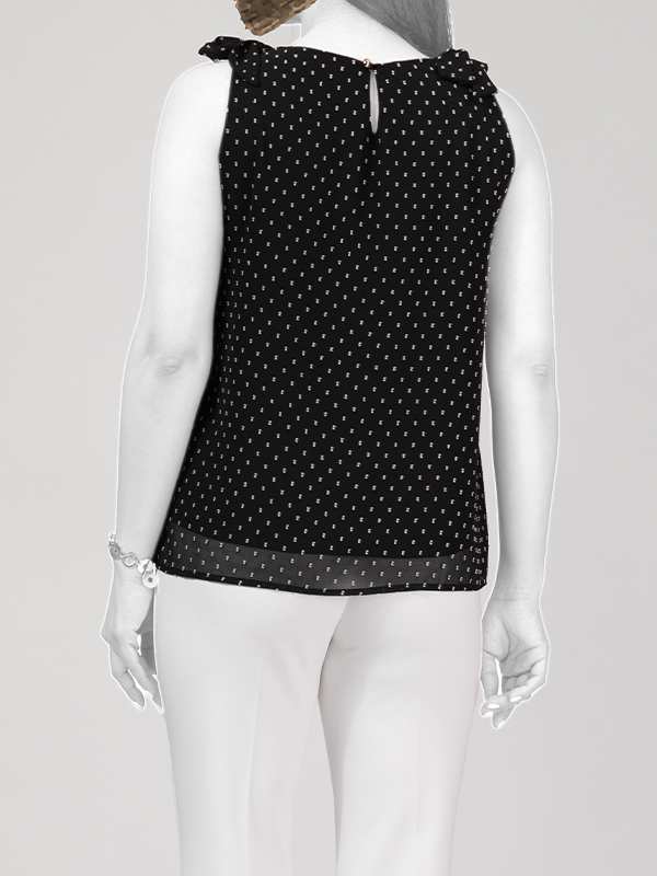 تاپ مجلسی زنانه حریر ژاکارد آستردار یقه قایقی 60100 برنس