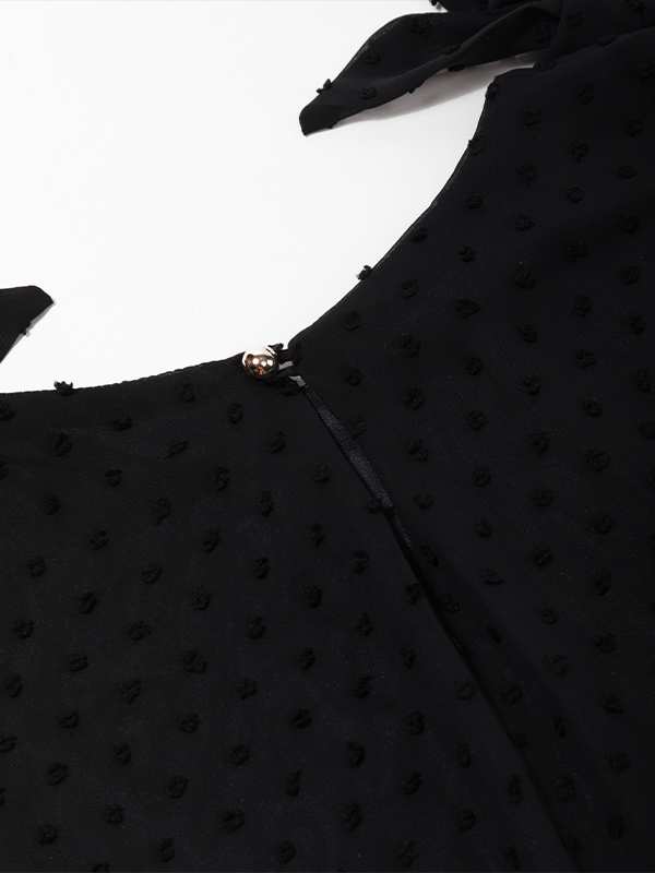 تاپ مجلسی زنانه حریر ژاکارد آستردار یقه قایقی 60100 برنس