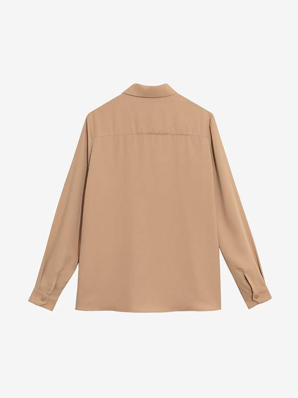 شومیز زنانه بیسیک آستین بلند 30104 برنس