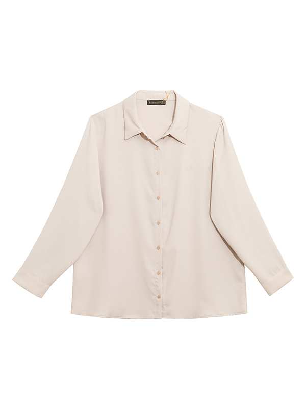 شومیز زنانه بیسیک آستین بلند 30104 برنس