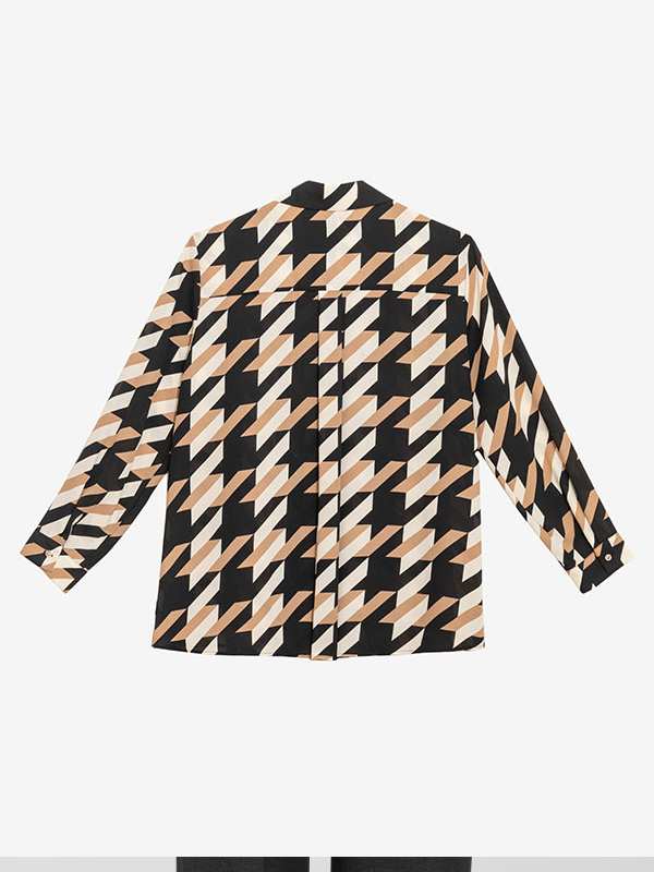 تونیک زنانه کرپ 50105 برنس