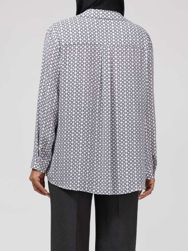 تونیک زنانه کرپ 50105 برنس