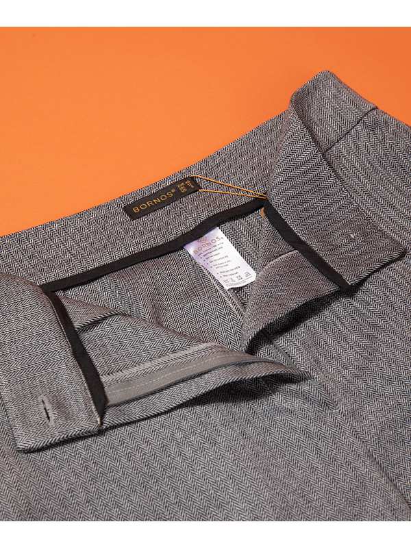 شلوار زنانه پاییزی جیب دار قد 90 10107 برنس