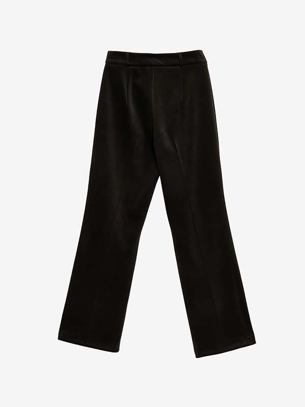 شلوار زنانه مخمل پاییزی راسته قد بلند 10109 برنس