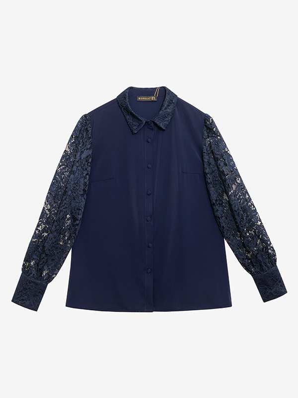 شومیز آستین گیپور مجلسی زنانه مریم برنس Bornos