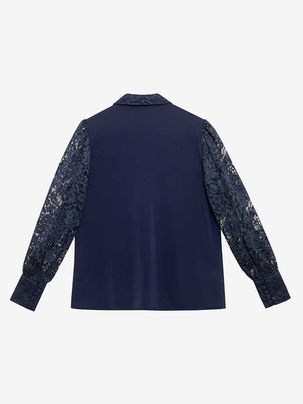 شومیز آستین گیپور مجلسی زنانه مریم برنس Bornos