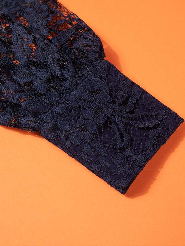 شومیز آستین گیپور مجلسی زنانه مریم برنس Bornos