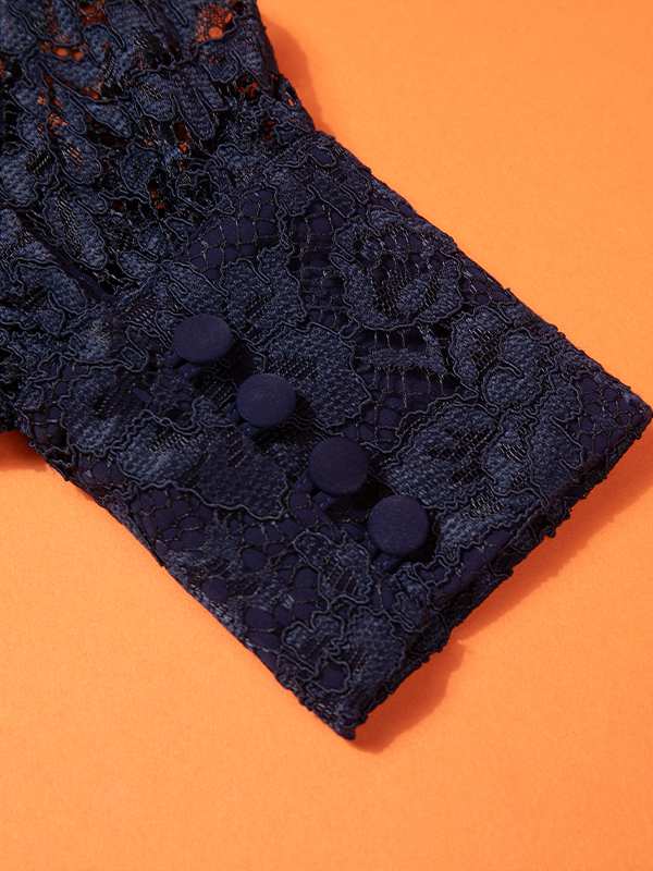 شومیز آستین گیپور مجلسی زنانه مریم برنس Bornos