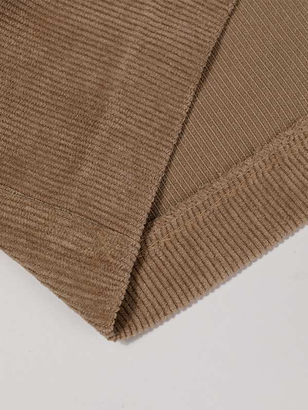 شلوار زنانه مخمل راسته جیب دار 10112 برنس Bornos