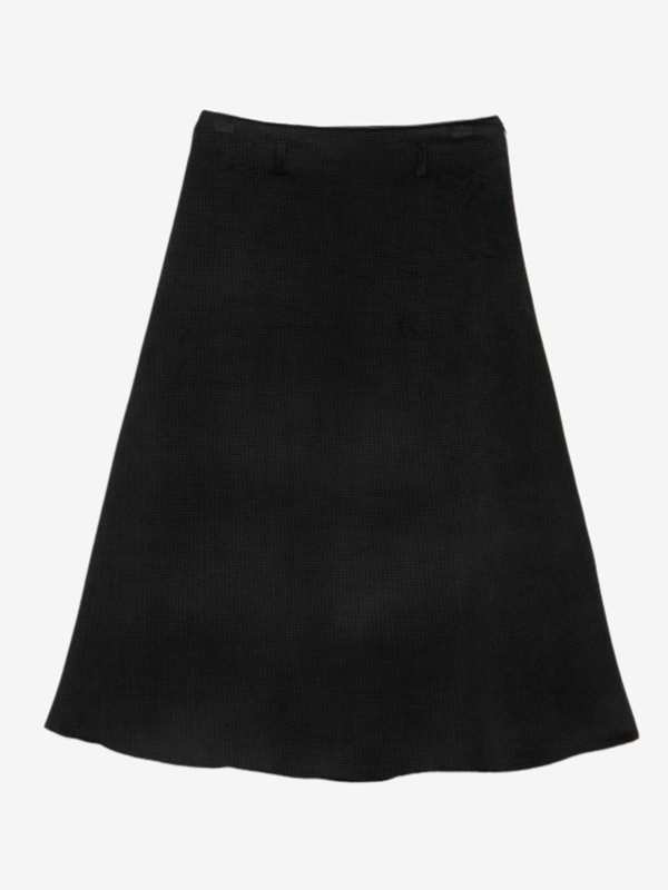 دامن سایز بزرگ مخمل پاییزه زنانه میدی 20109 برنس Bornos