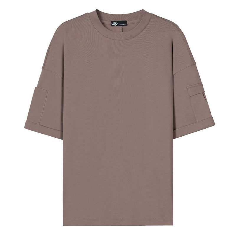 تی شرت مردانه نسکافه ای زیگ zig مدل Sleeve Pocket کد298