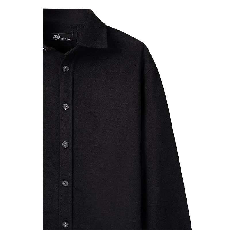 پیراهن مردانه مشکی زیگ zig مدل blend کد352