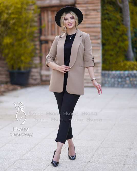 کت زنانه مدل شاهان السانا Elsana کد 797