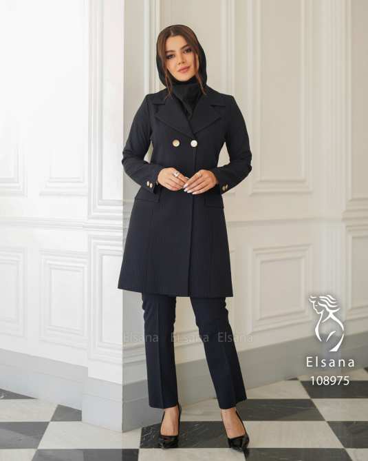 ست کت و شلوار اداری زنانه مدل رویسا دیپلمات السانا Elsana کد 1089