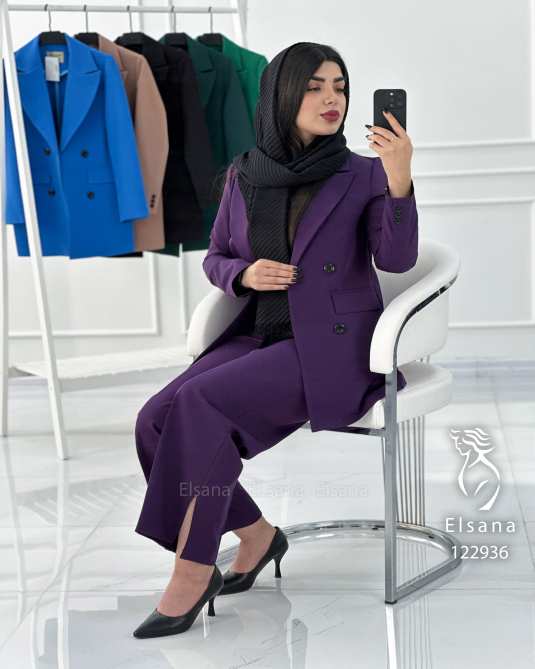 ست کت و شلوار زنانه مدل شارن السانا Elsana کد 1229