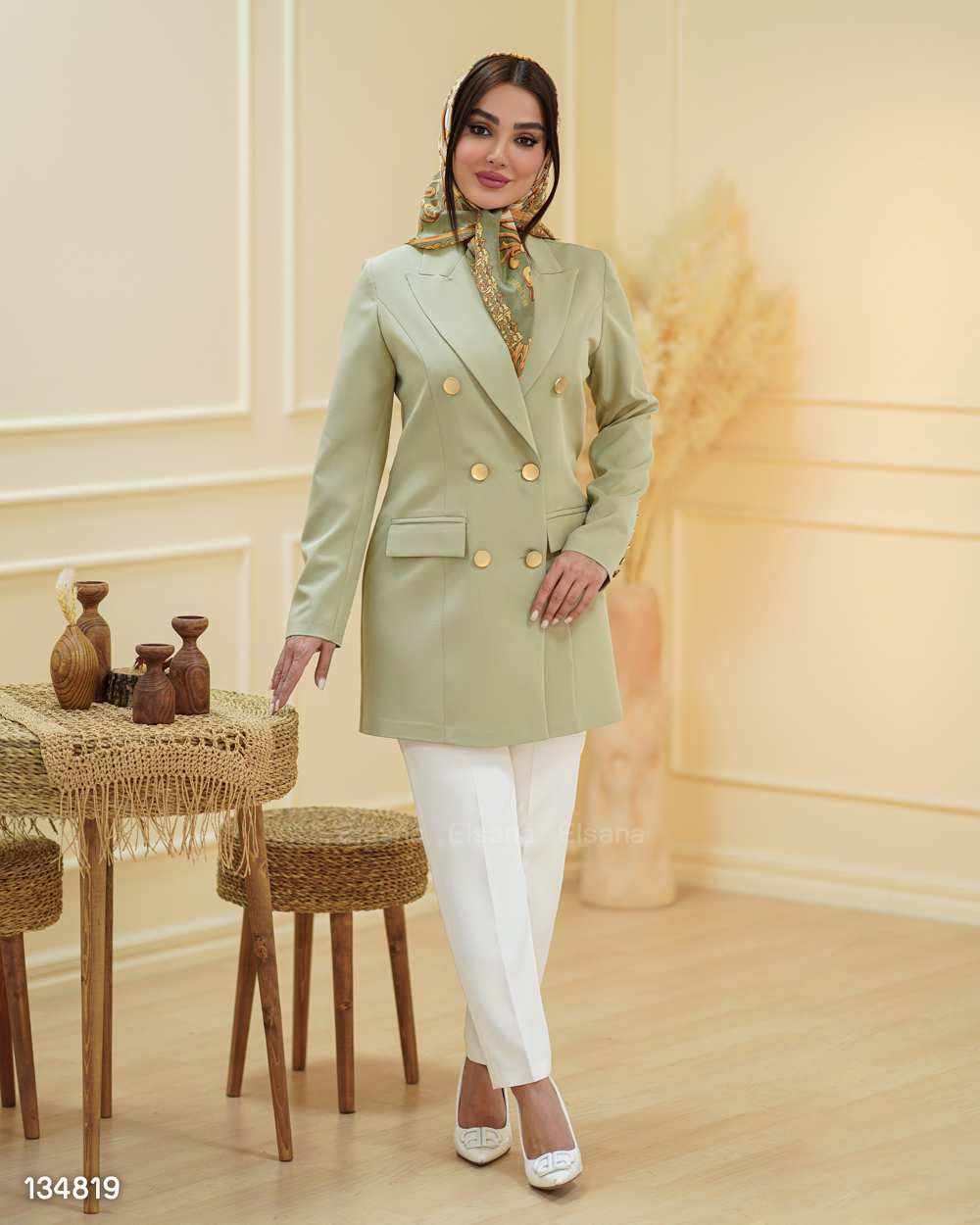کت زنانه مدل شانار السانا Elsana کد 1348