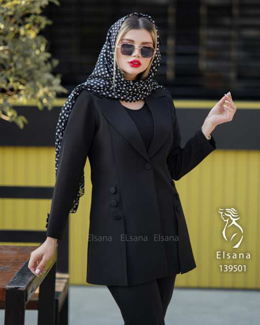 ست کت و شلوار زنانه مدل بارلی السانا Elsana کد 1412