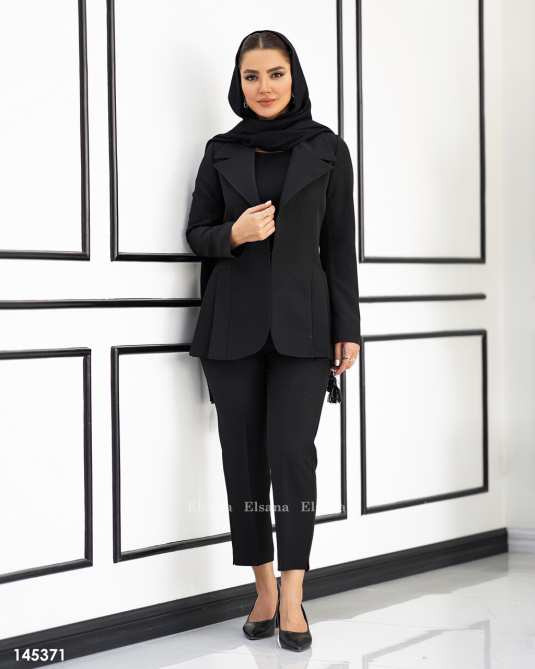 ست کت و شلوار زنانه مدل گیتا لمه السانا Elsana کد 1453