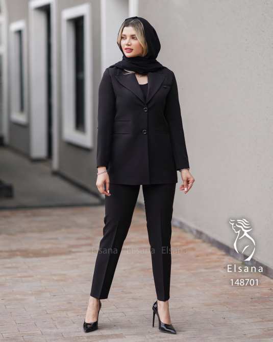 ست کت و شلوار زنانه مدل تمنا السانا Elsana کد 1487