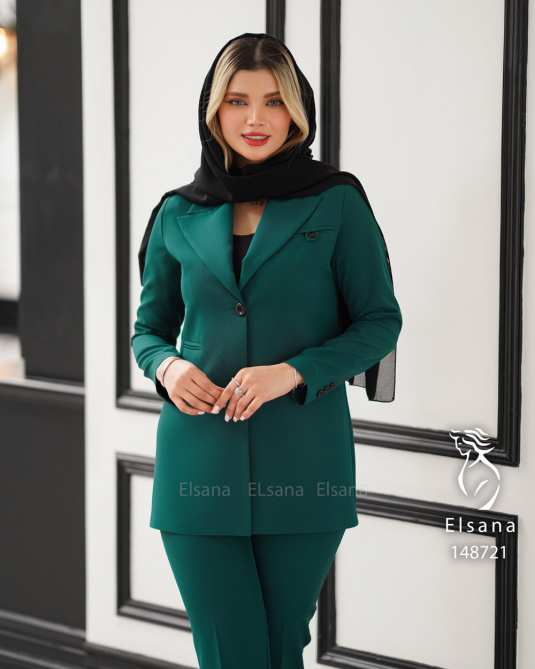 ست کت و شلوار زنانه مدل تمنا السانا Elsana کد 1487