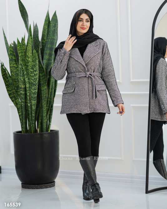 پالتو زنانه مدل فتانه السانا Elsana کد 1655