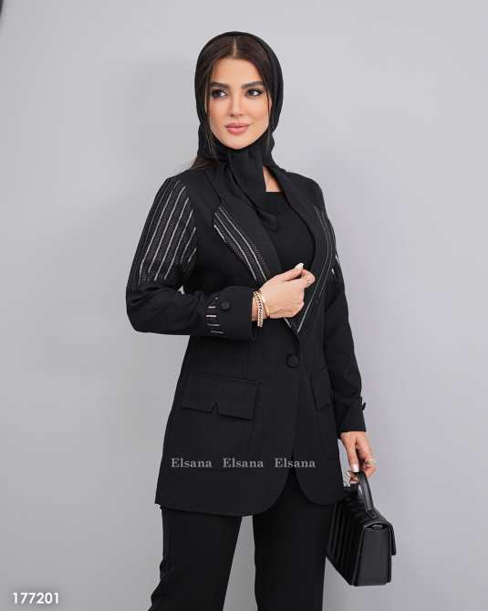 مانتو زنانه مدل روژینا السانا Elsana کد 1772