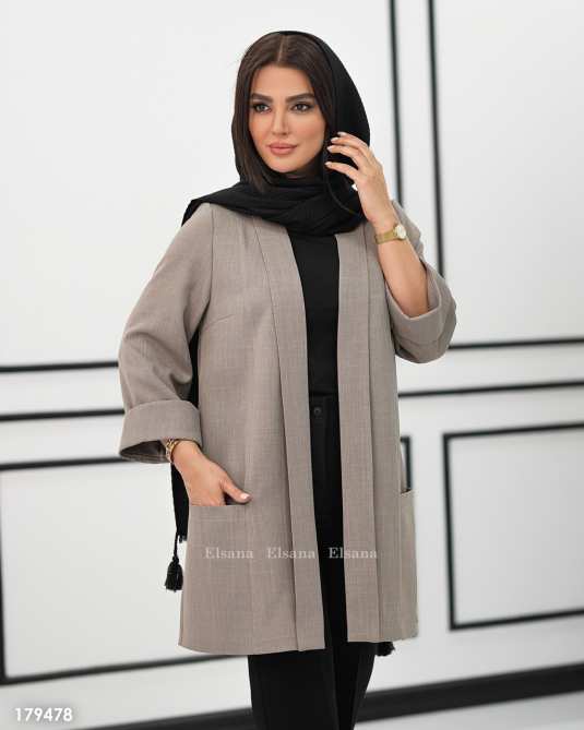 مانتو زنانه مدل هنگامه السانا Elsana کد 1794
