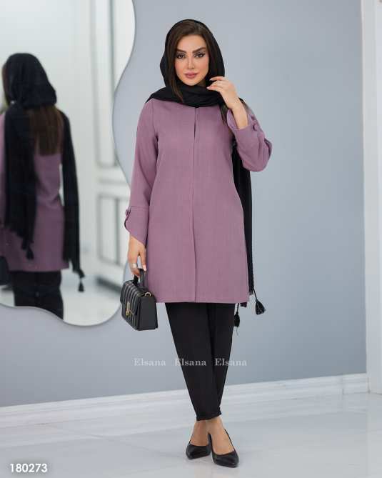 مانتو زنانه مدل ماجده السانا Elsana کد 1802
